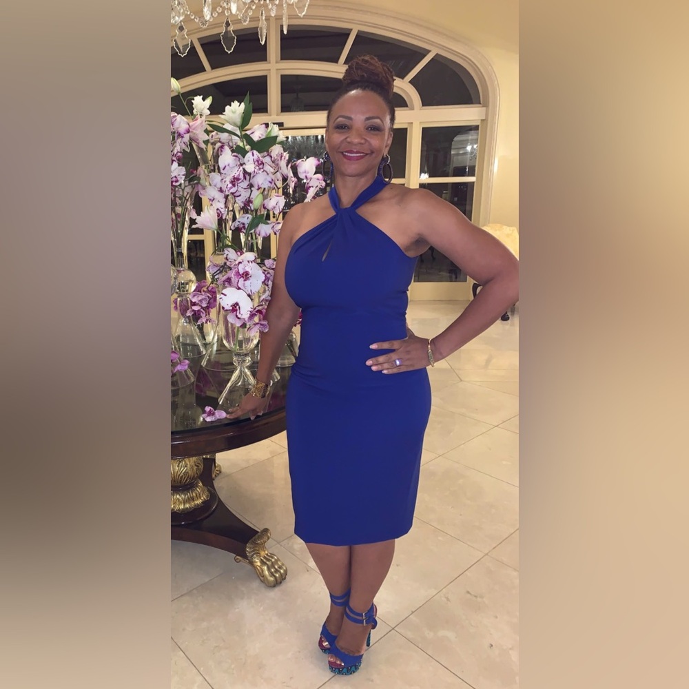 Just…Taylor Royal Blue Dress size 8